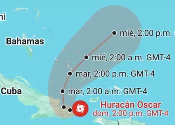 El Huracán Oscar impacta Cuba con vientos de 80 mph