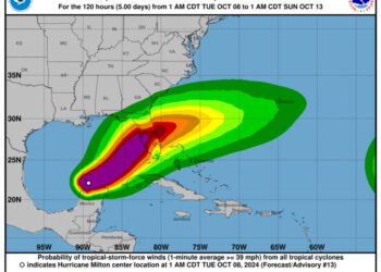 OMM: el cambio climático ha impulsado a los huracanes Helene y Milton