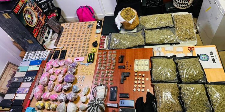 Gran operativo contra el microtráfico en Santiago de los Caballeros