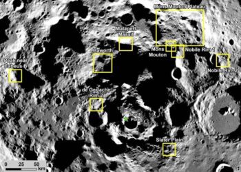 La NASA elige nueve posibles destinos para el regreso humano a la Luna