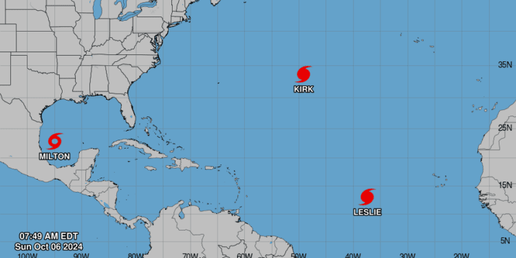 Tormentas y huracanes amenazan a Florida, México y República Dominicana