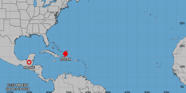 Oscar convertido en huracán impacta el Atlántico con alerta para el Caribe