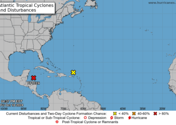 Se forma un potencial ciclón tropical en el Caribe occidental 