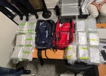 Albanés detenido con 40 paquetes de droga en aeropuerto de las Américas