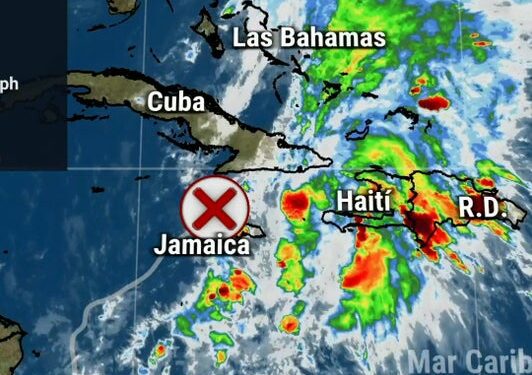 INDOMET alerta sobre disturbios con potencial ciclónico en el Caribe