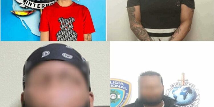 PN e Interpol lograron cuatro capturas internacionales en RD