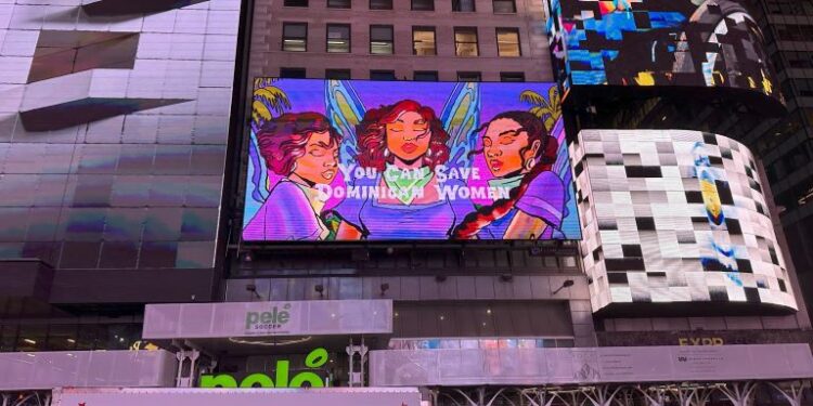 Impactante campaña en Times Square denuncia la violencia contra mujeres