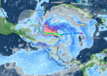 Tormenta tropical Sara amenaza a México y Centroamérica