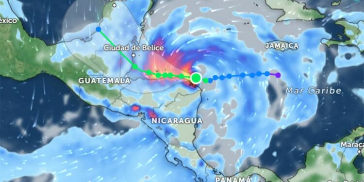 Tormenta tropical Sara amenaza a México y Centroamérica