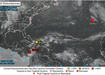 Alerta climática: Depresión tropical y frentes fríos afectan el Caribe y México