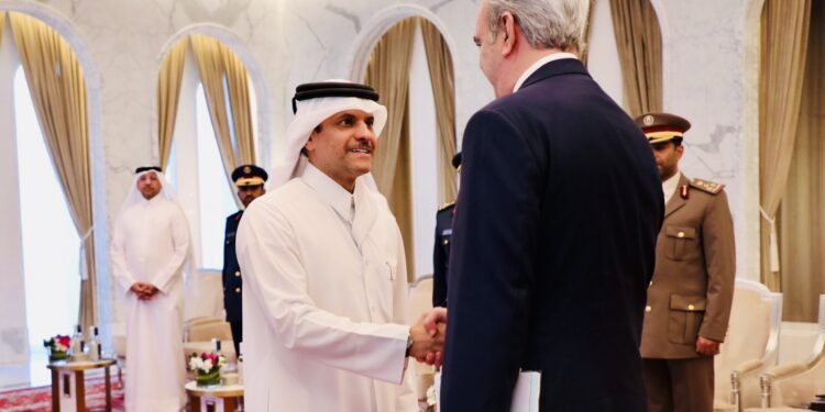 Presidente Abinader se reunirá con el Emir de Qatar en el Palacio Real