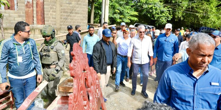 Abinader coordina acciones urgentes tras lluvias en Puerto Plata
