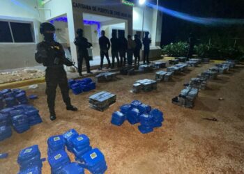 Golpe al narco: autoridades incautan 958 paquetes de drogas en Pedernales