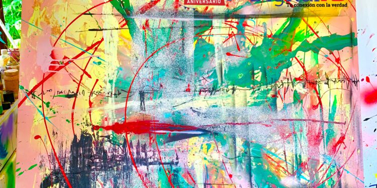 Esta es la obra que artista dominicana Yubo Fernández vendió  en 1,8 millones de pesos