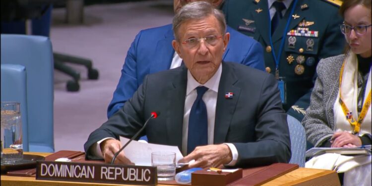 Roberto Álvarez propone ante la ONU fortalecer misión de seguridad en Haití