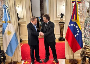 Milei recibe al líder opositor venezolano en Argentina: “La casa de los venezolanos de bien”