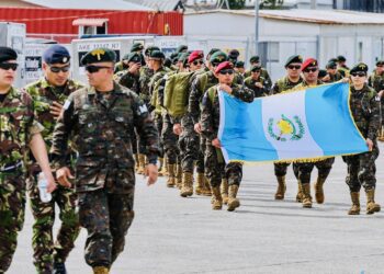 Un contingente de 150 soldados de Guatemala llega a Haití para combatir las pandillas