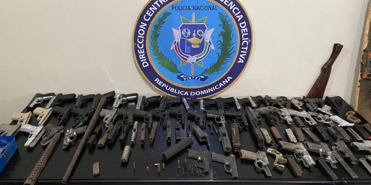 Policía desmantela taller de armas ilegales en Espaillat