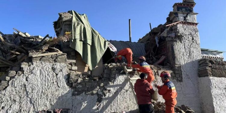 Devastador terremoto de 6,8 en Tíbet ya deja 126 muertos