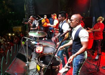 Chiquito Team Band, El Lápiz y Fuego animan masivo Carnaval Vegano
