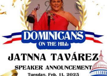 Jatnna Tavárez participará en evento dominicano en el Capitolio