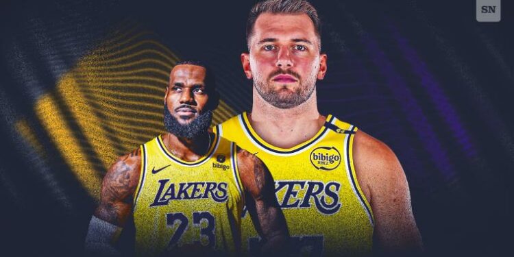 Así estuvo Luka Doncic en su debut ganando con los Lakers