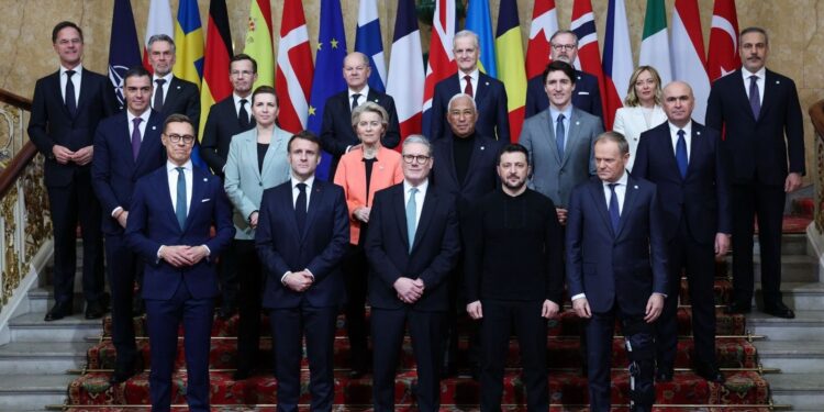 Líderes europeos forjan coalición para garantizar la paz en Ucrania