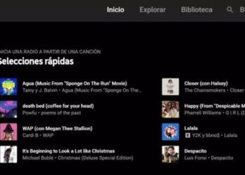 YouTube Music permite escoger canciones manualmente para crear una emisora de radio