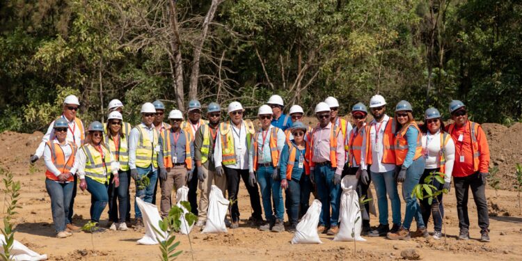 MEM y Barrick reforestan área de presa de colas en Cotuí