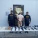 Policia incauta arsenal de armas y detiene a atacantes de viviendas
