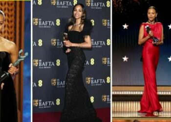  Zoe Saldaña se alza con los cinco premios más importantes del cine