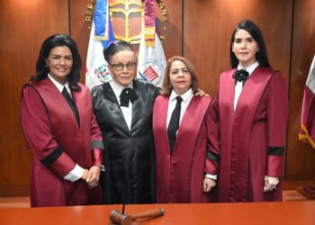 TC reconoce a la magistrada Miriam Germán Brito en emotiva audiencia