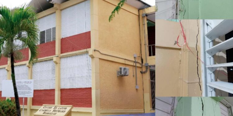 Escuela en Samaná cerrada por riesgo de colapso estructural