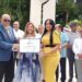 CDP Espaillat reconoce a Julieta Tejada durante acto en Moca