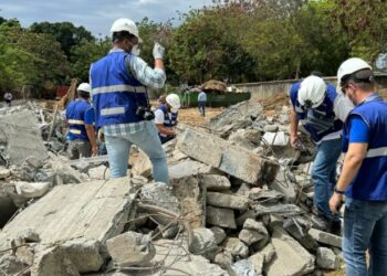 Escombros del Jet Set bajo custodia Onesvie para peritaje forense oficial