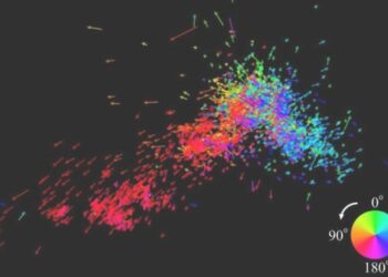 Una galaxia cercana se fragmenta por fuerza gravitacional rival