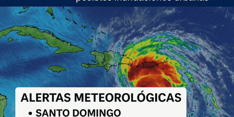 Formada la depresión tropical No. 2 y continúan alertas por lluvias  en RD
