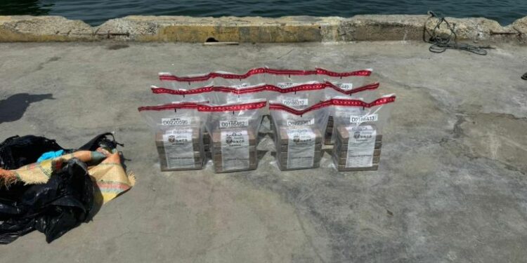 Otra incautación suma 60 paquetes a histórico decomiso en San Pedro de Macorís