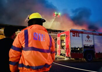 Incendio en el MERCA SD: Sistema 911 coordina respuesta