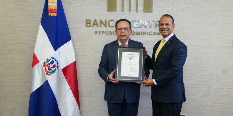 BCRD reafirma su liderazgo con nueva certificación internacional