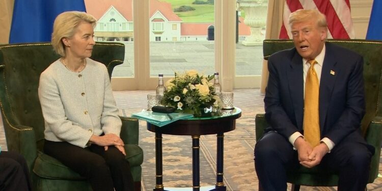 Europa y EE.UU. sellan pacto comercial con nuevos aranceles