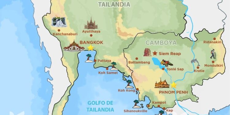 Tailandia expulsa al embajador camboyano tras explosión en frontera