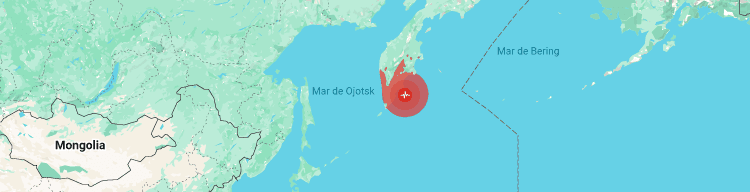 Fuerte sismo de 8,7 sacude Kamchatka y desata alertas de tsunami