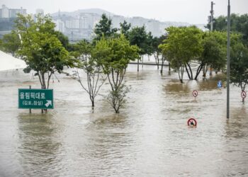 Lluvias torrenciales en Corea del Sur dejan 14 muertos y 13 desaparecidos