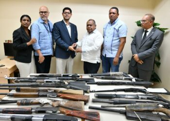 Ministerio Público y Poder Judicial entregan al MIP armas decomisadas