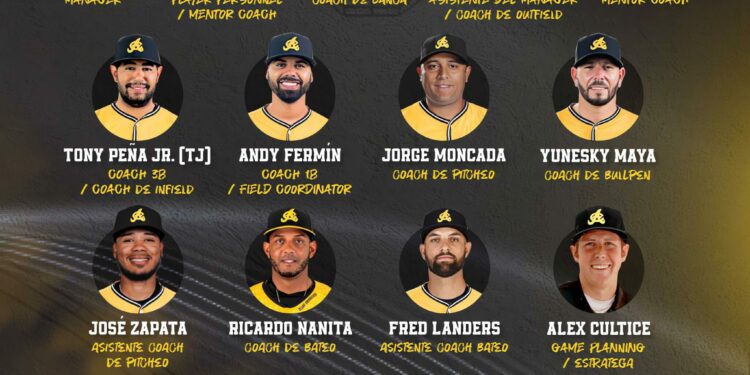 Águilas Cibaeñas anuncian completo staff de coaches 2025-2026