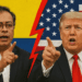 Trump y Petro: una tormenta diplomática entre Washington y Bogotá