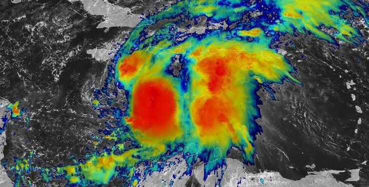 Melissa ya es huracán y alcanza categoría 1; sigue fortaleciéndose en el Caribe