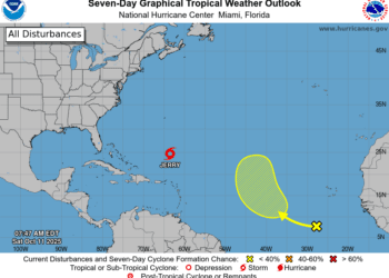 Tormenta Jerry aumenta riesgo de lluvias torrenciales en gran parte del territorio
